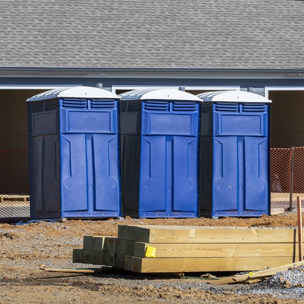 what is the cost difference between standard and deluxe portable toilet rentals in Seabeck WA